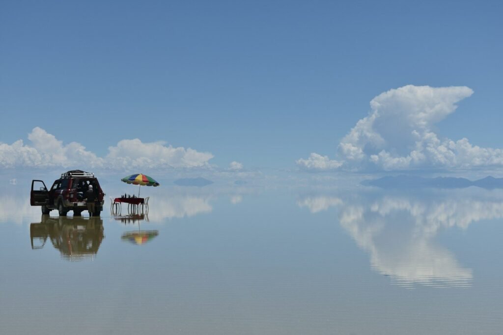 a couple of boats on water